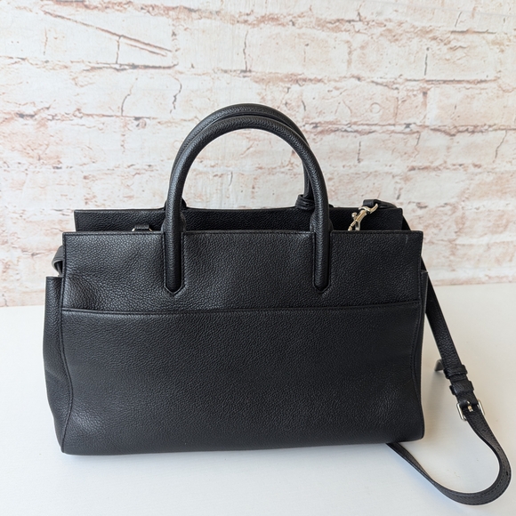 Yves Saint Laurent Paris Cabas Rive Gauche Leather Shoulder, crossbody Handbag - Picture 9 of 16